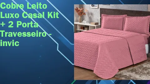 Clique para comprar Cobre Leito Luxo Casal...