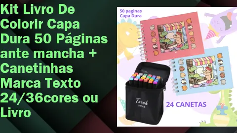 Clique para comprar Kit Livro De Colorir...